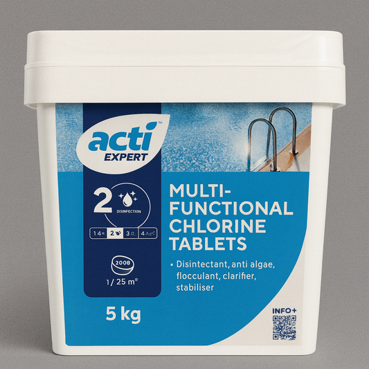 Acti Multi-Functional Chlorine Tablets 5kg Large 200g Tablet