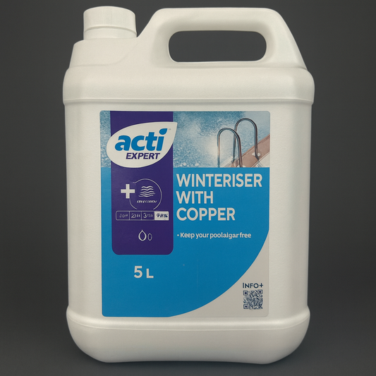 Acti Winteriser With Copper - Algae Prevention 5 Litre