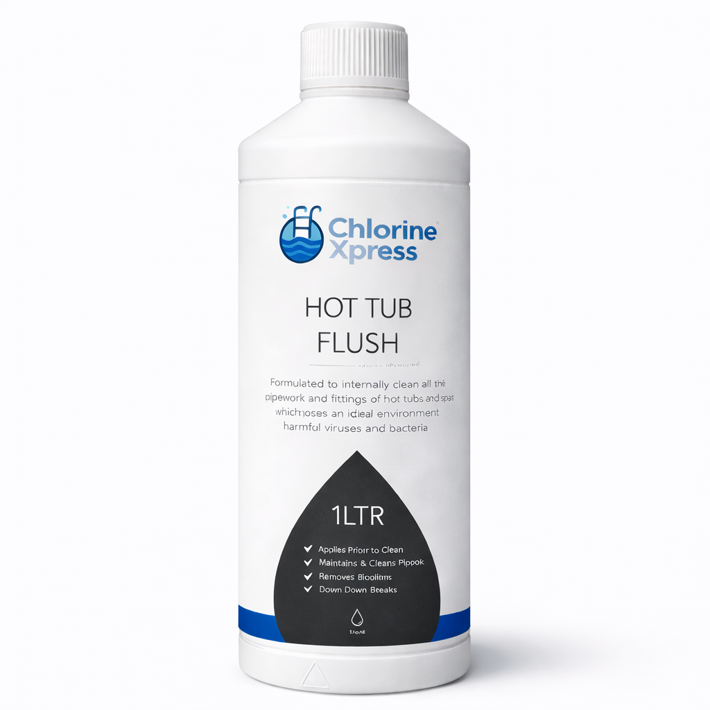Hot Tub Flush Cleaner 1 Litre | Pipework Biofilm Cleaner | Spa Deep Clean